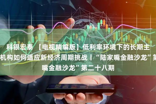 科银宏泰 【电视精编版】低利率环境下的长期主义——金融机构如何适应新经济周期挑战丨“陆家嘴金融沙龙”第二十八期